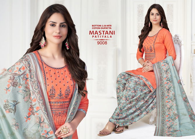 Mastani Patiyala 9 Printed Cotton Casual Daily Wear Dress Material Collection